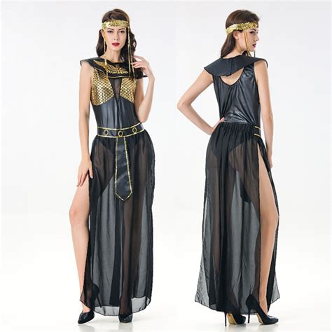 Deluxe Cleopatra Costume Sexy Women Ancient Egyptian Pharaoh Clothing