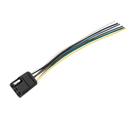 This is a basic reference article about trailer and caravan wiring; 6-Way Male Square Connector