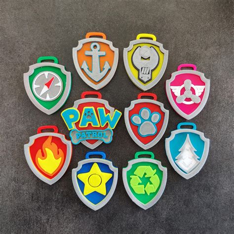 Paw Patrol Mighty Pups Badges Py