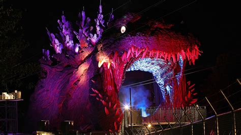 At Japan Theme Park Guests Zipline Into Godzilla S Mouth Travel
