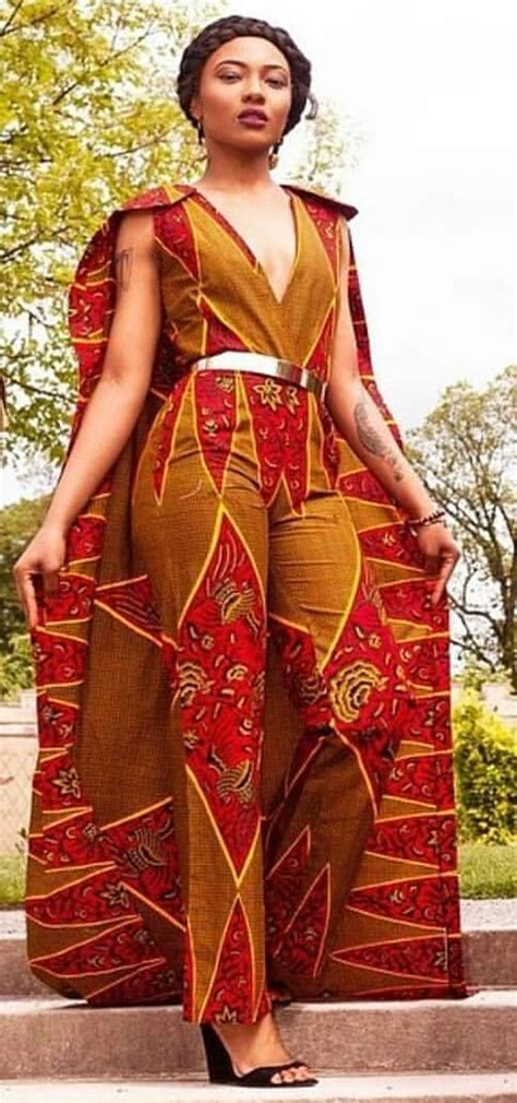 The Most Popular African Clothing Styles For Women In 2018 African Print Jumpsuit African