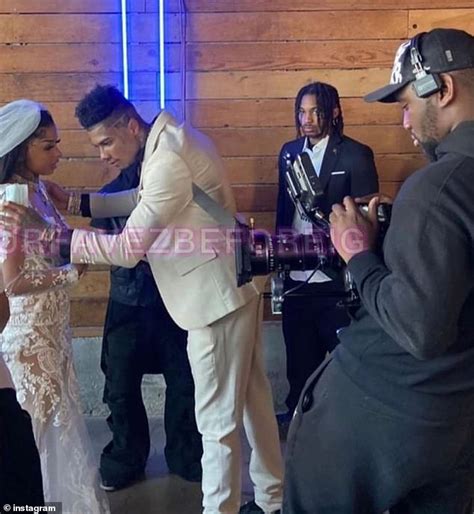 Blueface And Chrisean Rock Walk Down The Aisle For A Music Video After