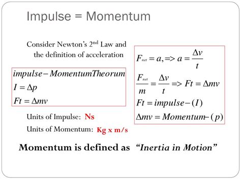 Ppt Impulse Momentum And Collisions Powerpoint Presentation Free