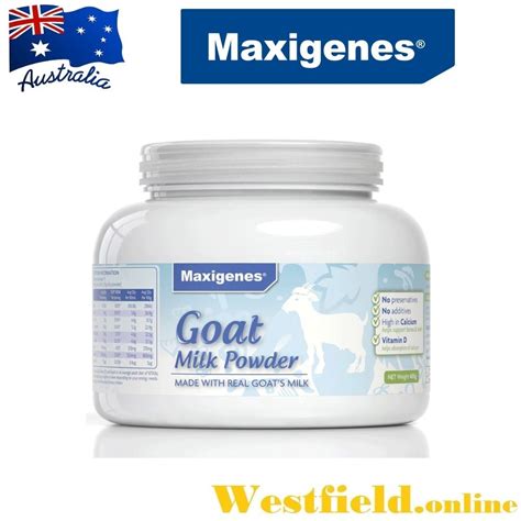 Australia Import EXP 09 2024 Maxigenes Goat Milk Powder 400g