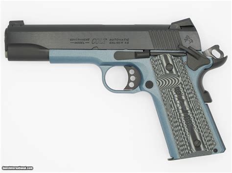 Colt 1911 Xse Lightweight Government 45 Acp 5 Talo Blue Titanium