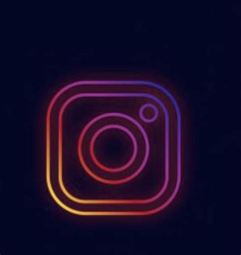 Instagram Neon App Icon