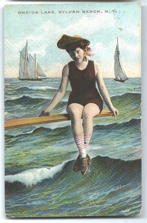 3 Vintage Us Artist Pin Up Postcards Bathing Beauties Etsy