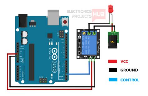 How To Use A Relay With Arduino Electronics Projects Hub