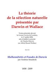 La théorie de la séléction naturelle présentée par Darwin ...
