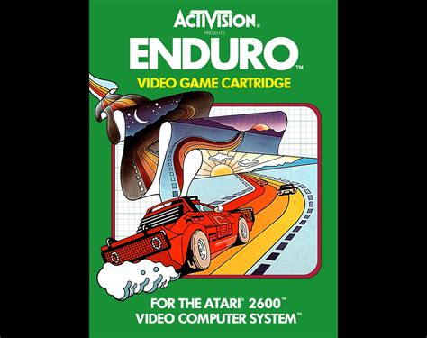 Enduro By Activision For The Atari 2600 The Best Racing Game For The