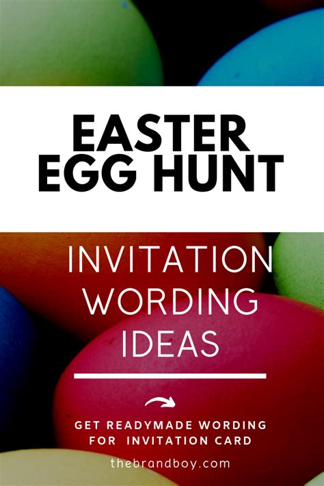 150 Best Easter Invitation Wording Ideas Easter Egg Hunt Invitation
