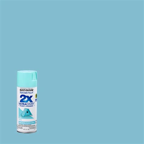 Rust Oleum Painters Touch 2x 12 Oz Satin Aqua General Purpose Spray