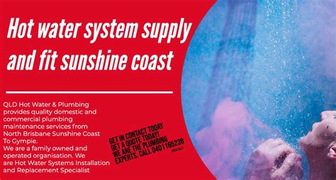 Hot Water System Supply Sunshine Coast Qld Hot Water And Plumbing