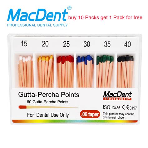 Endo Gutta Percha Point Absorbent Paper Points Dental Root Canal