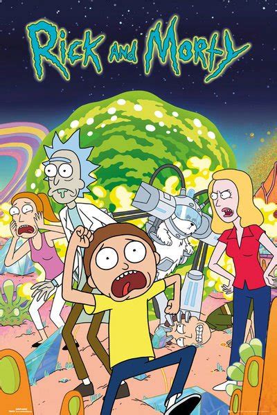 Rick Y Morty Póster Group Universo Funko Planeta De Cómicsmangas