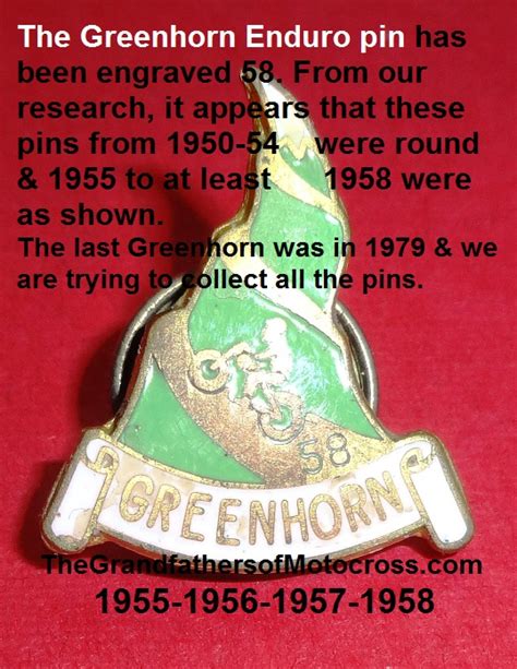 1955 A4 Greenhorn Pin History 1955 1958 The Grandfathers Of Motocross