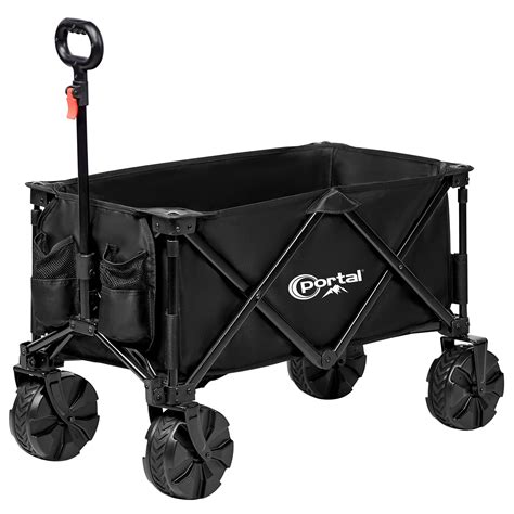Buy PORTAL Collapsible Folding Utility Beach Wagon Carts Heavy Duty