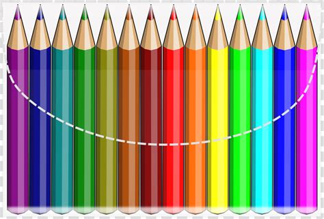 Onlinelabels Clip Art Colouring Pencils