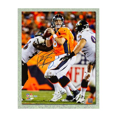 Peyton Manning Denver Broncos Autographed Photo Autograph