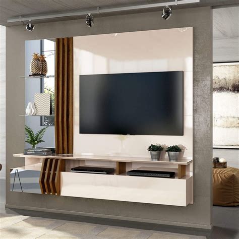 Painel Home Suspenso Para Tv At Polegadas Moderno Lua Siena M Veis