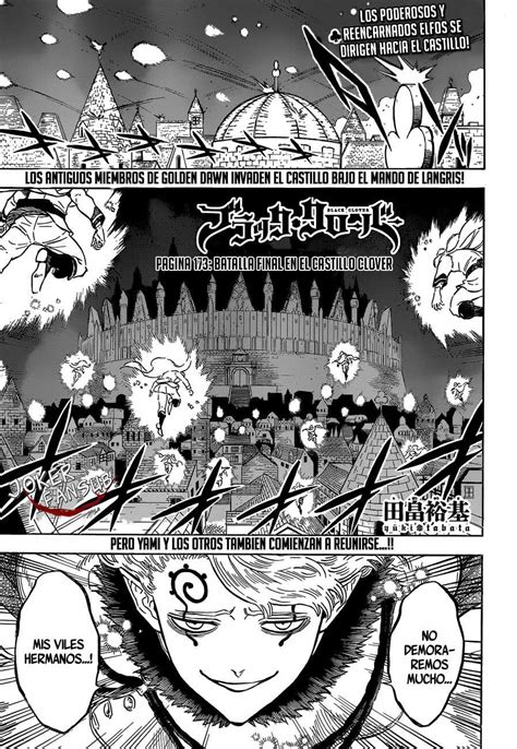 Capítulo 173 Black Clover Wiki ♣️ Black Clover ♣️ Amino