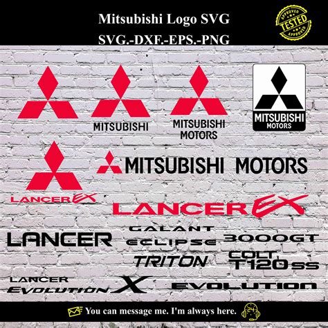 Mitsubishi Logo Svg Vector Digital Product Instant Downloa Inspire
