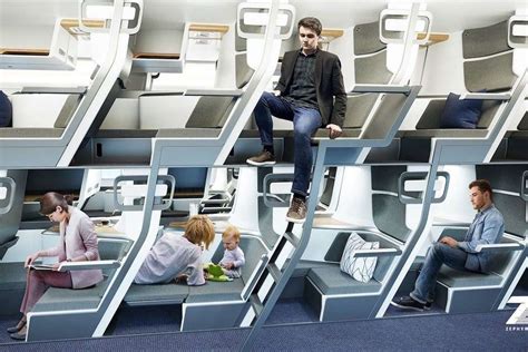 This Double Decker Airplane Seat Could Allow Everyone To Have Lie Flat