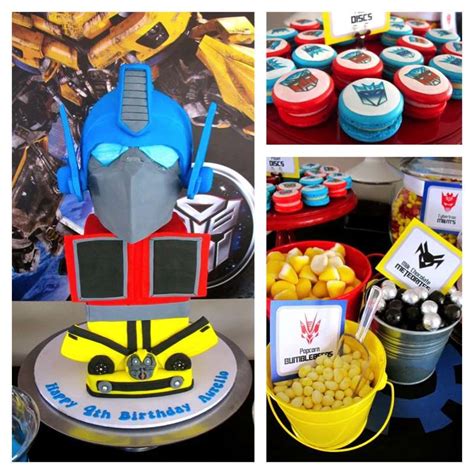 Transformers Birthday Party Ideas Photo 3 Of 8 Transformer Birthday Transformers Birthday