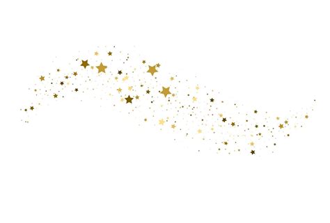 Gold Flying Stars Confetti Vector 2468627 Vector Art At Vecteezy