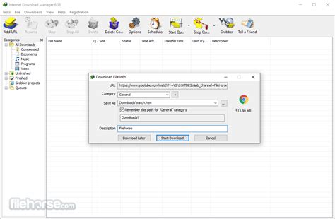 You can manage every single downloaded file by category wised. Internet Download Manager(IDM) 6.23 build 7 final + Crack+ ...