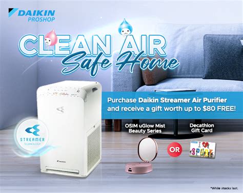 Daikin Proshop Singapore Clean Air Safe Home Promo Daikin Proshop Singapore