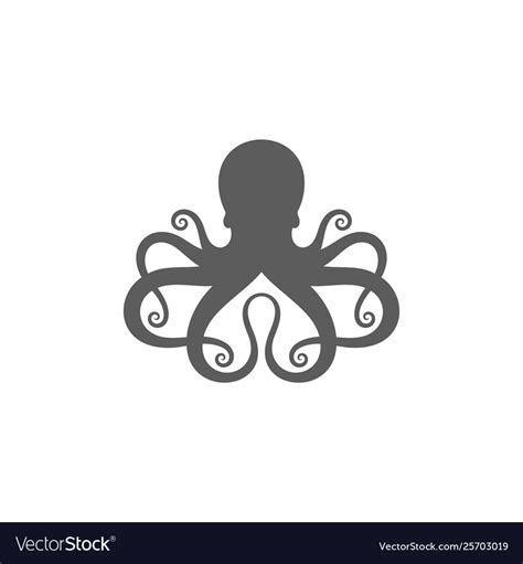 Octopus Logo Royalty Free Vector Image Vectorstock