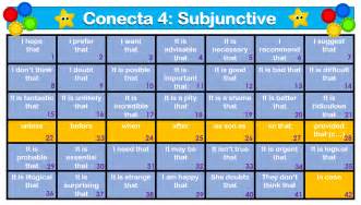 Spanish Hub Conecta 4 Del Subjuntivo