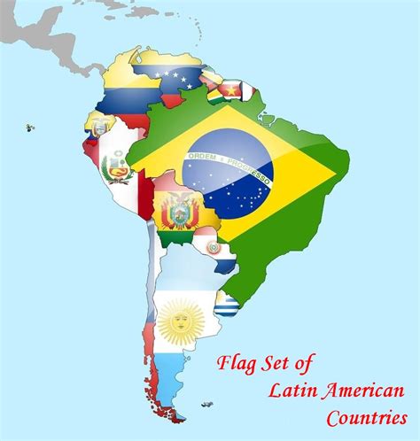 Latin American Flags 20 Latin American Country Flag Set From 2000