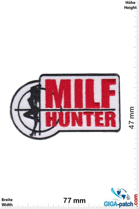 Sex Milf Hunter Patch Back Patches Patch Keychains Stickers