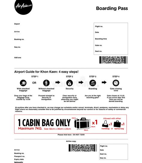 Setiap penumpang yang akan menaiki pesawat pasti memiliki boarding pass yang didapat sebelumnya pada saat melakukan check in. Airline Boarding pass stock illustration. Illustration of ...