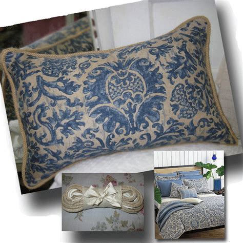 Price and other details may vary based on size and color. Ralph Lauren Damask Linen Decorative Pillow ...
