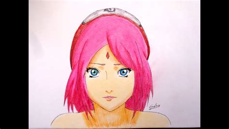 Cómo Dibujar A Sakura Haruno Naruto The Last Selbor Youtube
