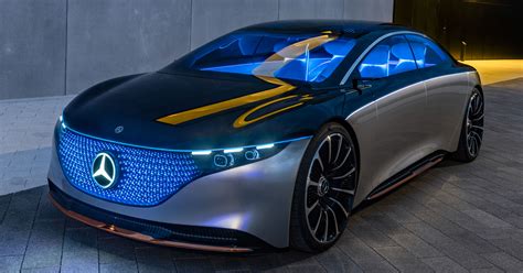 Mercedes Benz Vision Eqs Debuts Concept Electric Flagship With Over