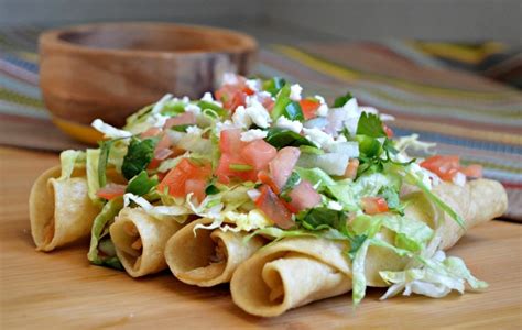 How To Make The Best Mexican Style Chicken Flautas My Latina Table