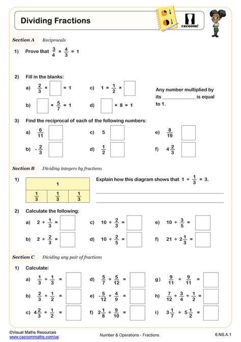 6th Grade Math Worksheets Printable