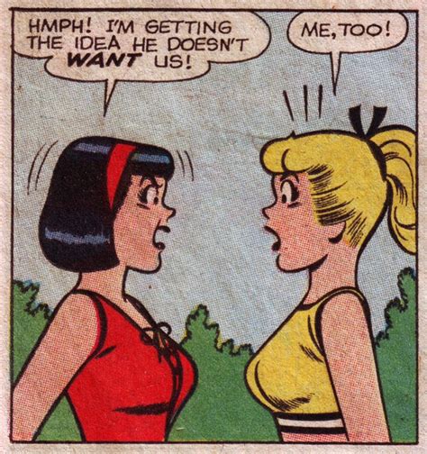 an old comic strip with two women talking to each other