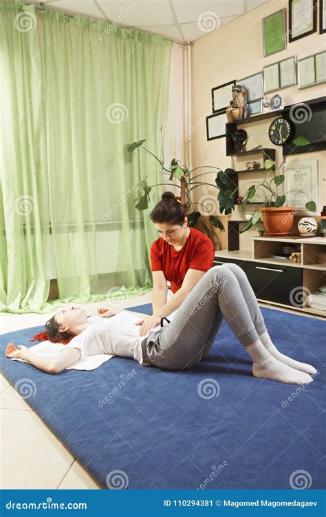 Belly Massage Stock Image Image Of Treatment Active 110294381