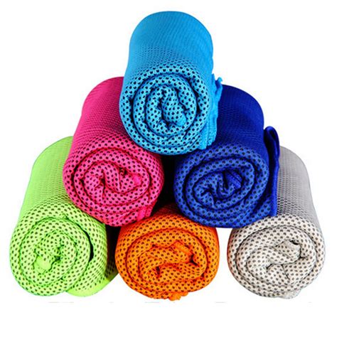 Cool Towel 100x30cmsummer Cooling Towels Dual Layer Sports Outdoor Ice Cold Scaft Scarves Pad