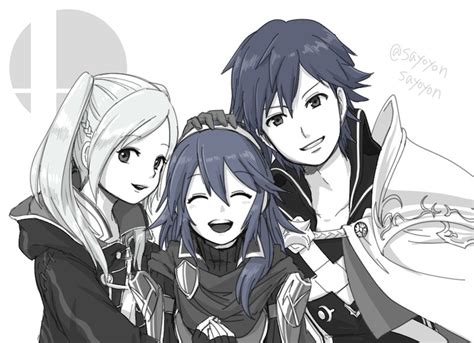 Lucina Robin Robin And Chrom Fire Emblem And 2 More Drawn By