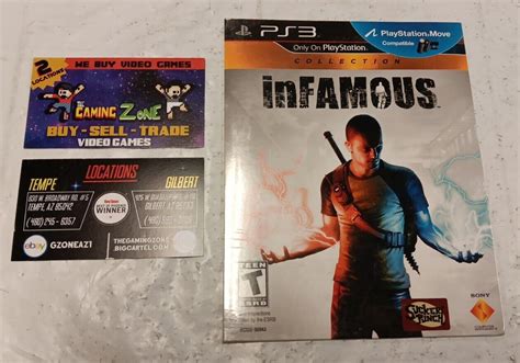 Ps3 Infamous Collection Sony Playstation 3 Factory Sealed Sleeve