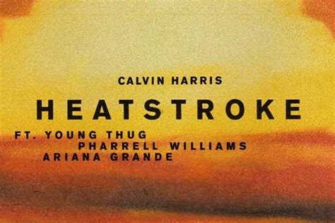 Calvin Harris Drops Heatstroke Featuring Young Thug Pharrell And Ariana Grande