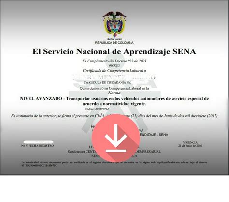 ↘ ¿cómo Descargar Una Certificación Por Competencias Laborales Sena