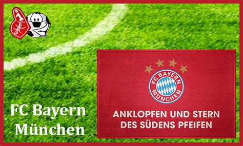 Comment must not exceed 1000 characters. FC Bayern Muenchen Fussmatte - Hans Pöhls GmbH