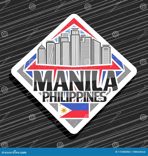 Vector Logo For Manila Stock Vector Illustration Of Central 173483856